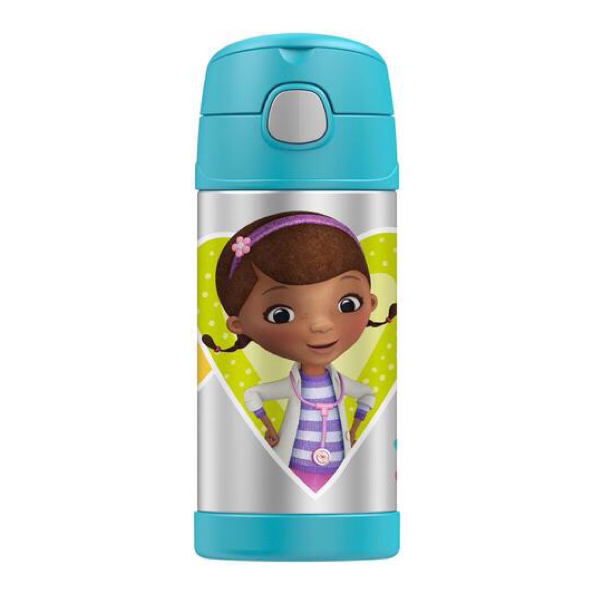 กระติกน้ำสเตนเลสรักษาอุณหภูมิ Thermos FUNtainer Vacuum Insulated Stainless Steel Bottle 12OZ (Doc McStuffins)