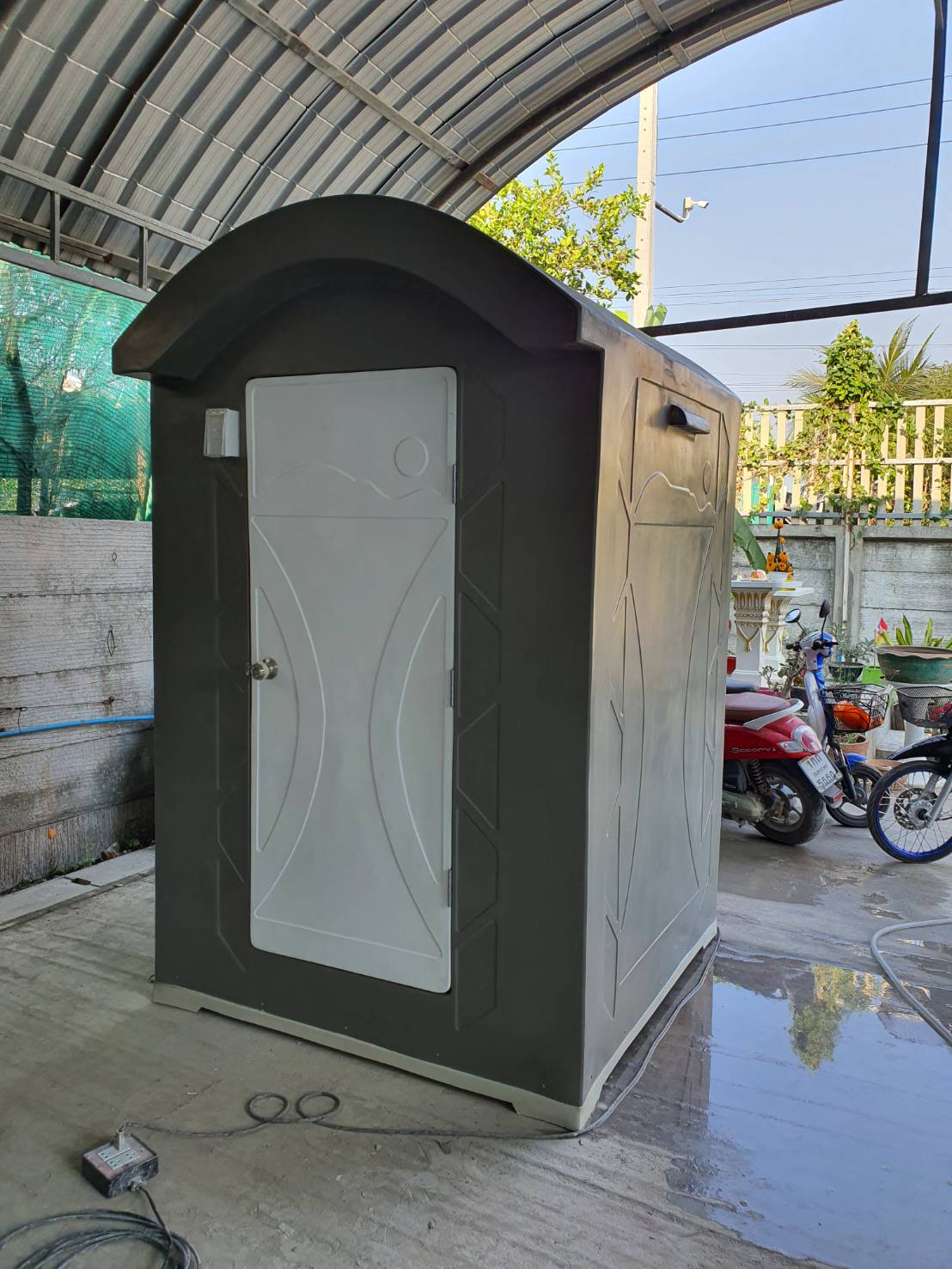 ห้องน้ำไฟเบอร์กลาสXL ห้องน้ำเคลื่อนที่ ห้องสุขา ห้องส้วม ห้องอาบน้ำ toilet fiberglass