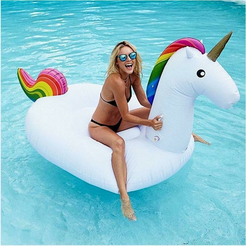 พูลโฟลทยูนิคอร์น Pool Float Rainbow Unicorn