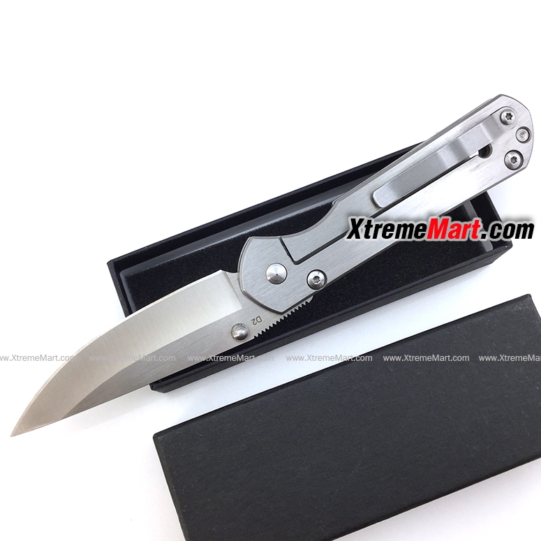 มีดพับ Chris Reeve รุ่น Sebenza 35 Stainless Steel Folding Knife (สีเงิน)