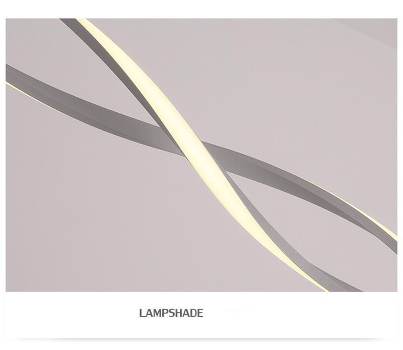 โคมไฟแขวนเพดานสไตล์โมเดิร์นลายเกลียวลม wind bar [YF-19009]