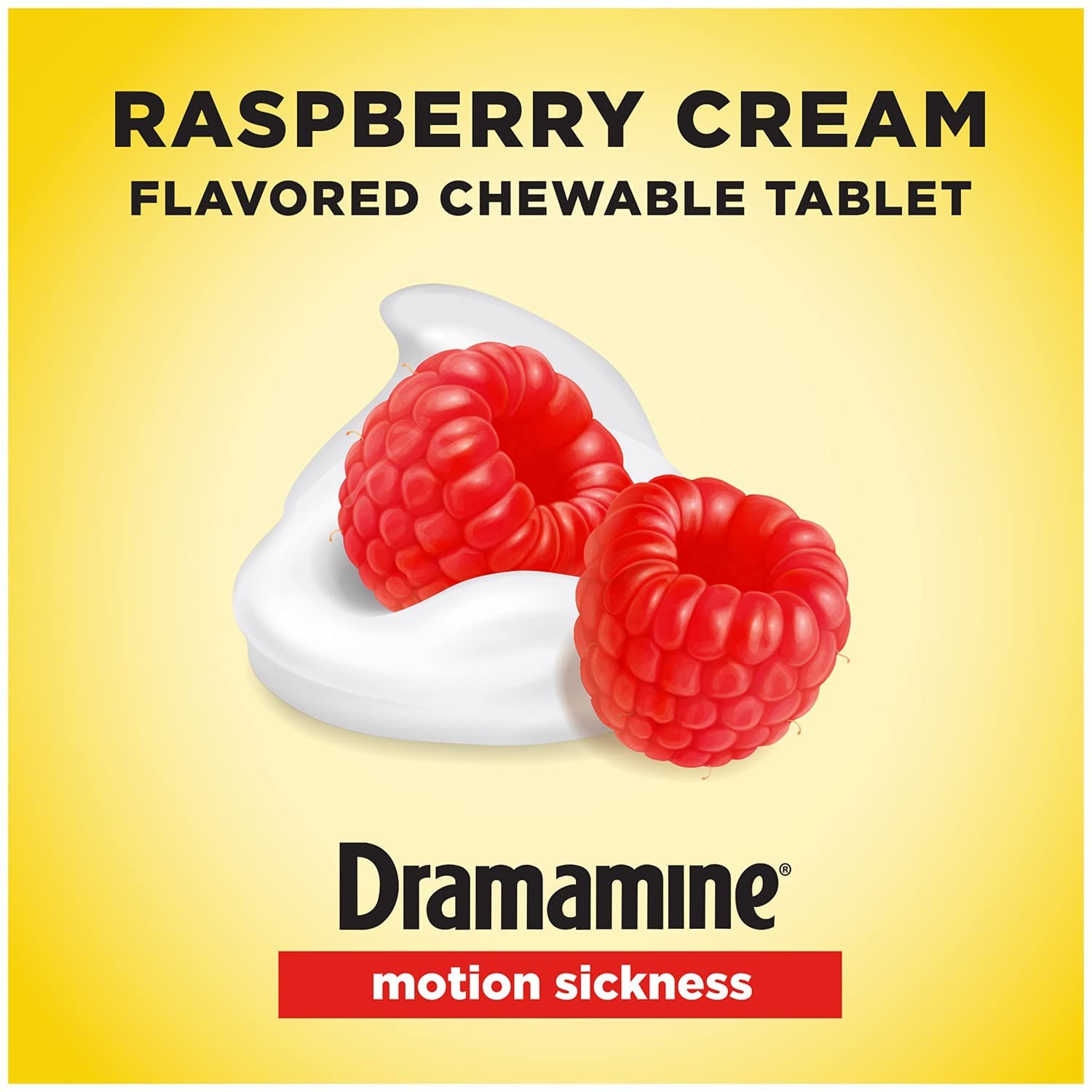 ยาบรรเทาอาการวิงเวียนจากการเดินทางชนิดเคี้ยว Dramamine Motion Sickness Relief - All Day Less Drowsy Chewable Formula