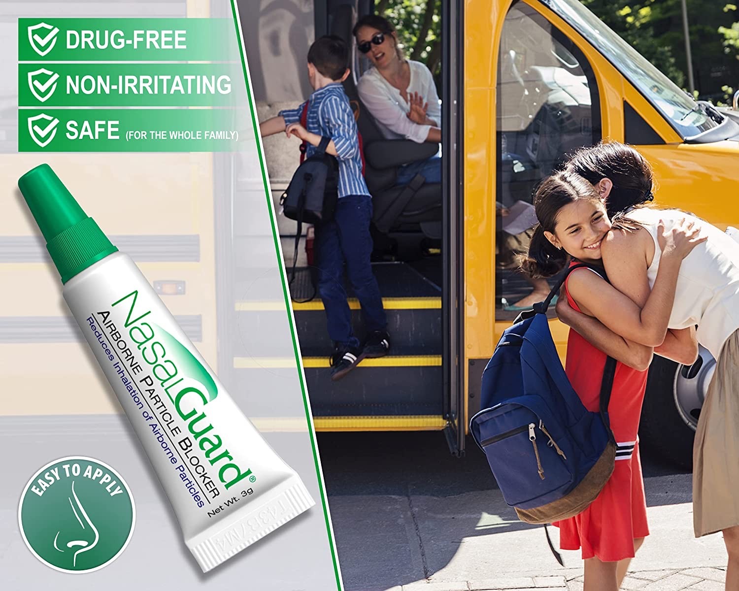 เจลป้องกันสิ่งปนเปื้อนในอากาศชนิดทา NasalGuard Airborne Particle Blocker (3g)