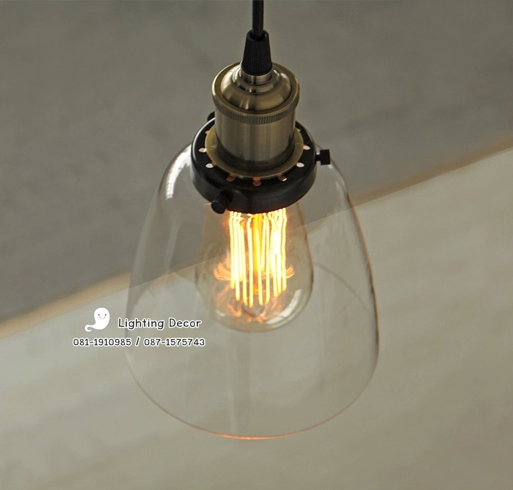 โคมไฟแก้ววินเทจ