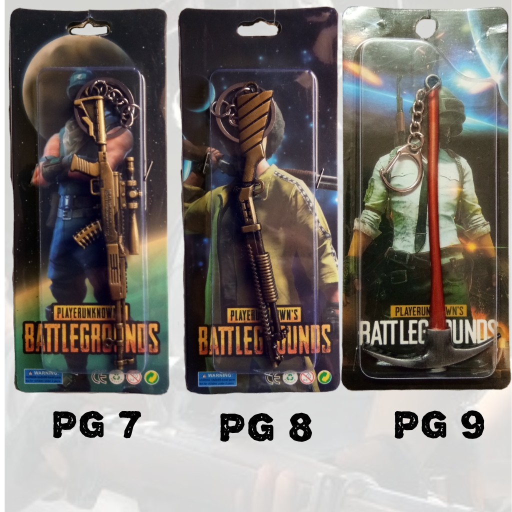 พวงกุญแจพับจี Pubg mobileงานโลหะสุดเท่ห์