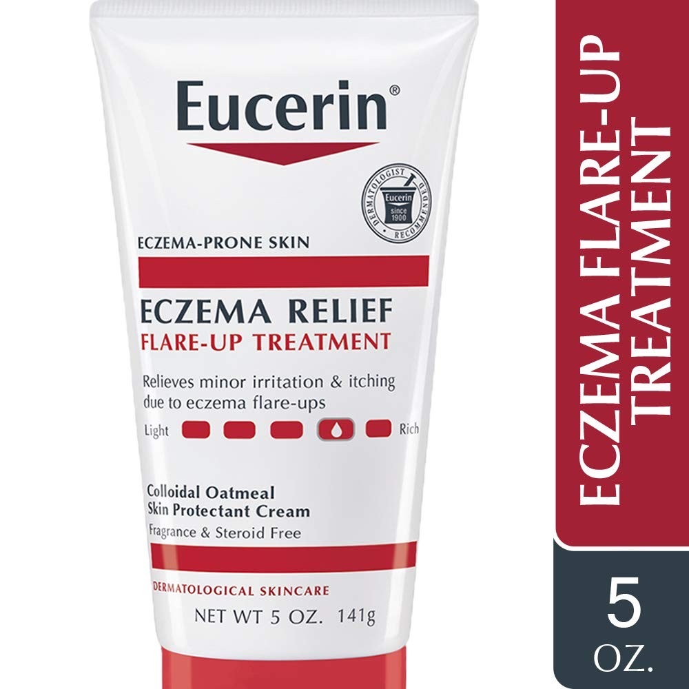 ครีมบำรุงผิวบรรเทาอาการภูมิแพ้ Eucerin Ezcema Relief Flare-Up Treatment (141g)