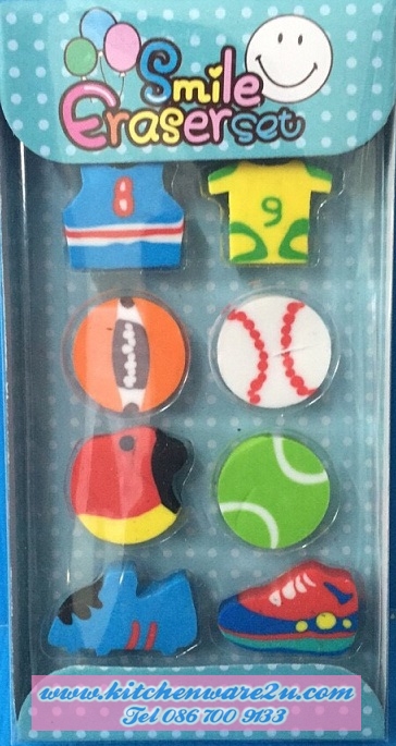 P03125 ชุดยางลบอาหาร น่ารัก ราคาส่งต่อ 1 โหล (180 บ/โหล ส่ง 15 บาท ขายส่งทุกอย่าง 20 บาท)