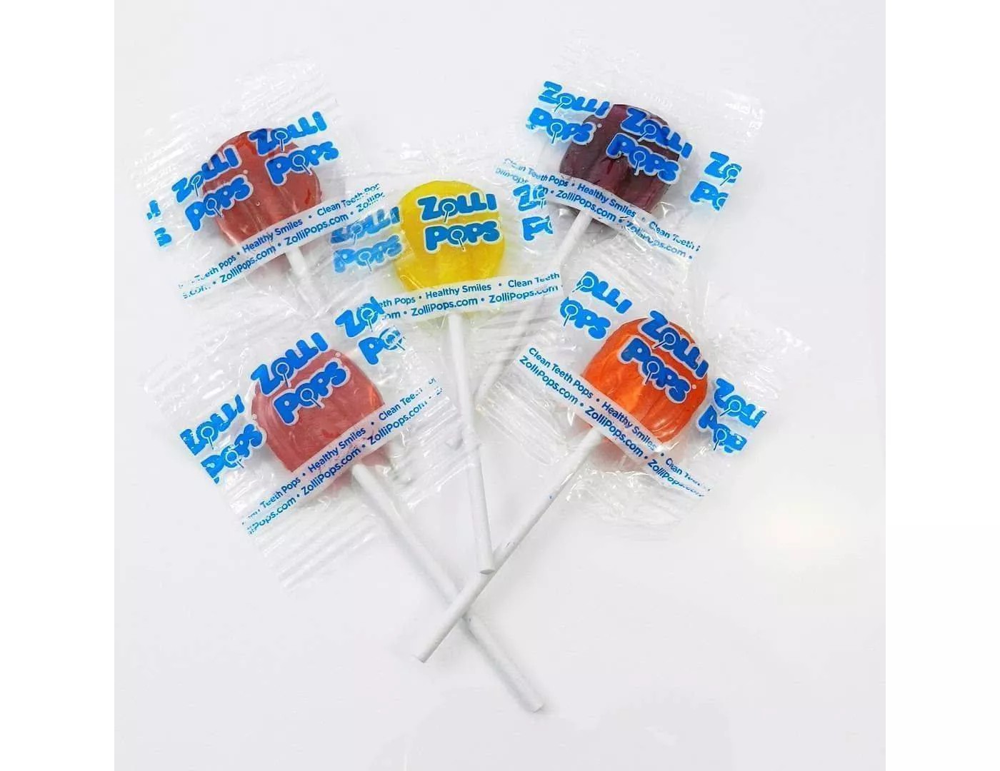ลูกอมป้องกันฟันผุสำหรับเด็ก Zolli Pops THE CLEAN TEETH POPS (5.2 Oz.)