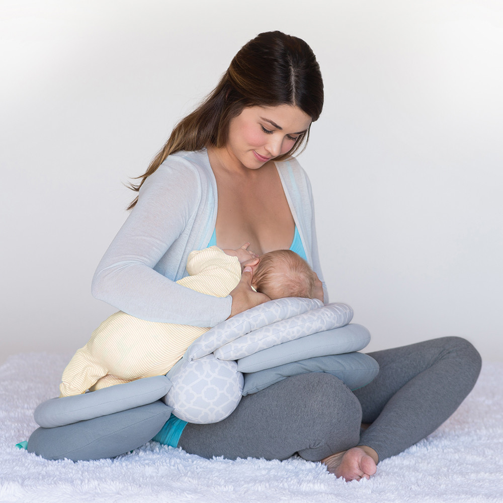 หมอนให้นมแบบปรับระดับได้ JJ Ovce Elevate Adjustable Nursing Pillow