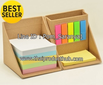 กล่องใส่กระดาษโน๊ต, Post-it รูปสี่เหลี่ยมลูกบาศก์,ของพรีเมี่ยม, สินค้าพรีเมี่ยม, ของที่ระลึก, ของชำร่วย, ของขวัญปีใหม่