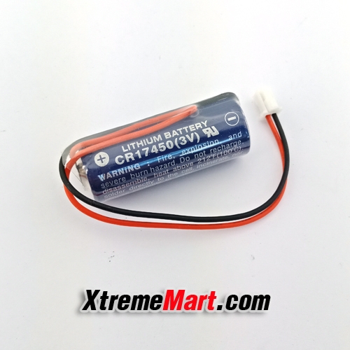 แบตเตอรี่ Maxell CR17450 AA 3V 2600mAh (ขั้วสีขาว) Lithium Battery