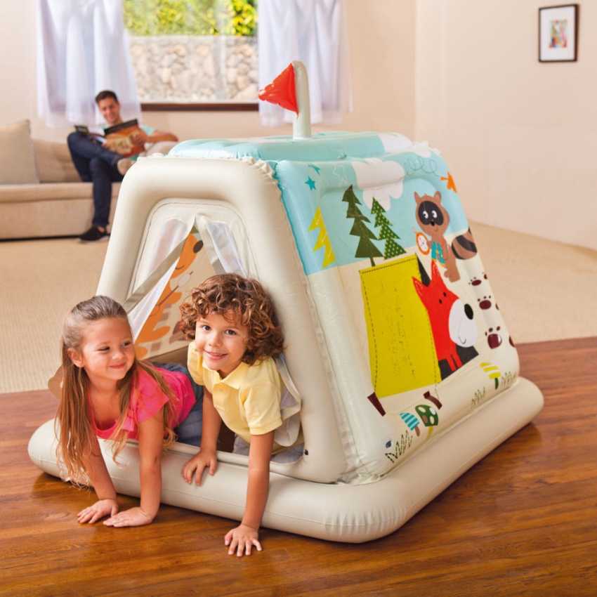 เต็นท์เดินป่าจำลองสำหรับเด็ก Intex Animal Trails Indoor Play Tent