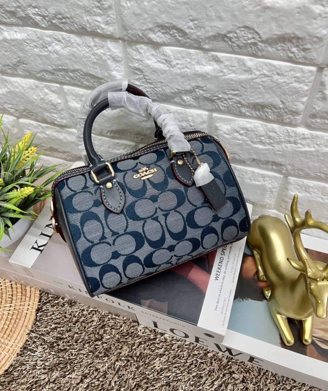COACH MINI ROWAN SATCHEL CROSSBODY (แอดไลน์ก่อนสั่งซื้อ)