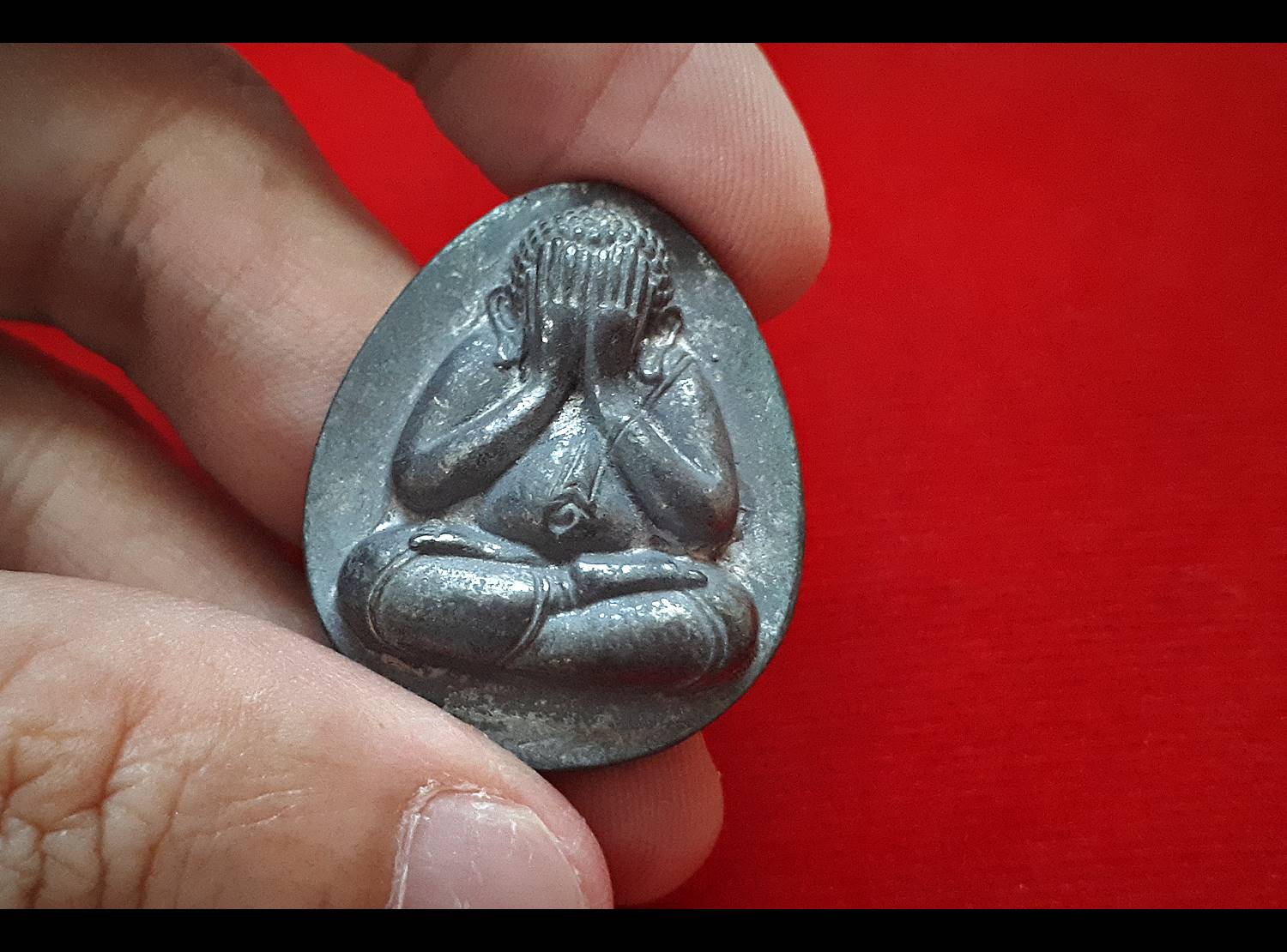 พระปิดตา(จัมโบ้) มหาเศรษฐีเงินล้าน รุ่น2 เนื้อชินตะกั่ว(ตะกั่วผสมเงิน)(ตะกั่วรับพลังงานได้ดีรองจากทองคำ) ปี2555 #รับประกันแท้ - หลวงพ่อเล็ก วัดท่าขนุน