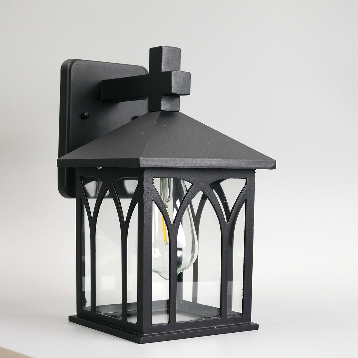 โคมไฟติดผนัง Continental สีดำ [ST-3608]