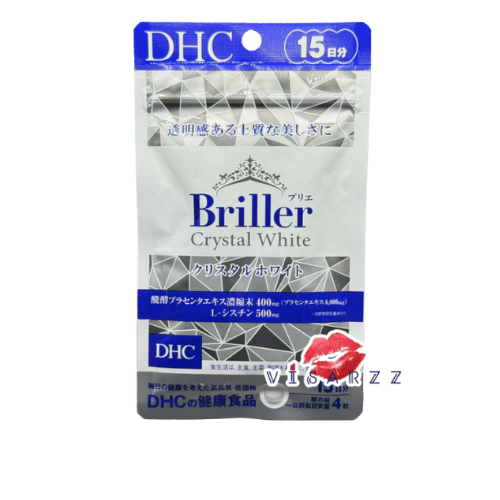 DHC Briller Crystal White 15 Day ดีเอชซีอาหารเสริมที่ช่วยให้ผิวขาวกระจ่างใส มีออร่าดุจคริสตัล ลดรอยหมองคล้ำ ลดรอยหมองคล้ำ กระ ฝ้า ให้ผิวกลับมาสดใสเหมือนเดิม