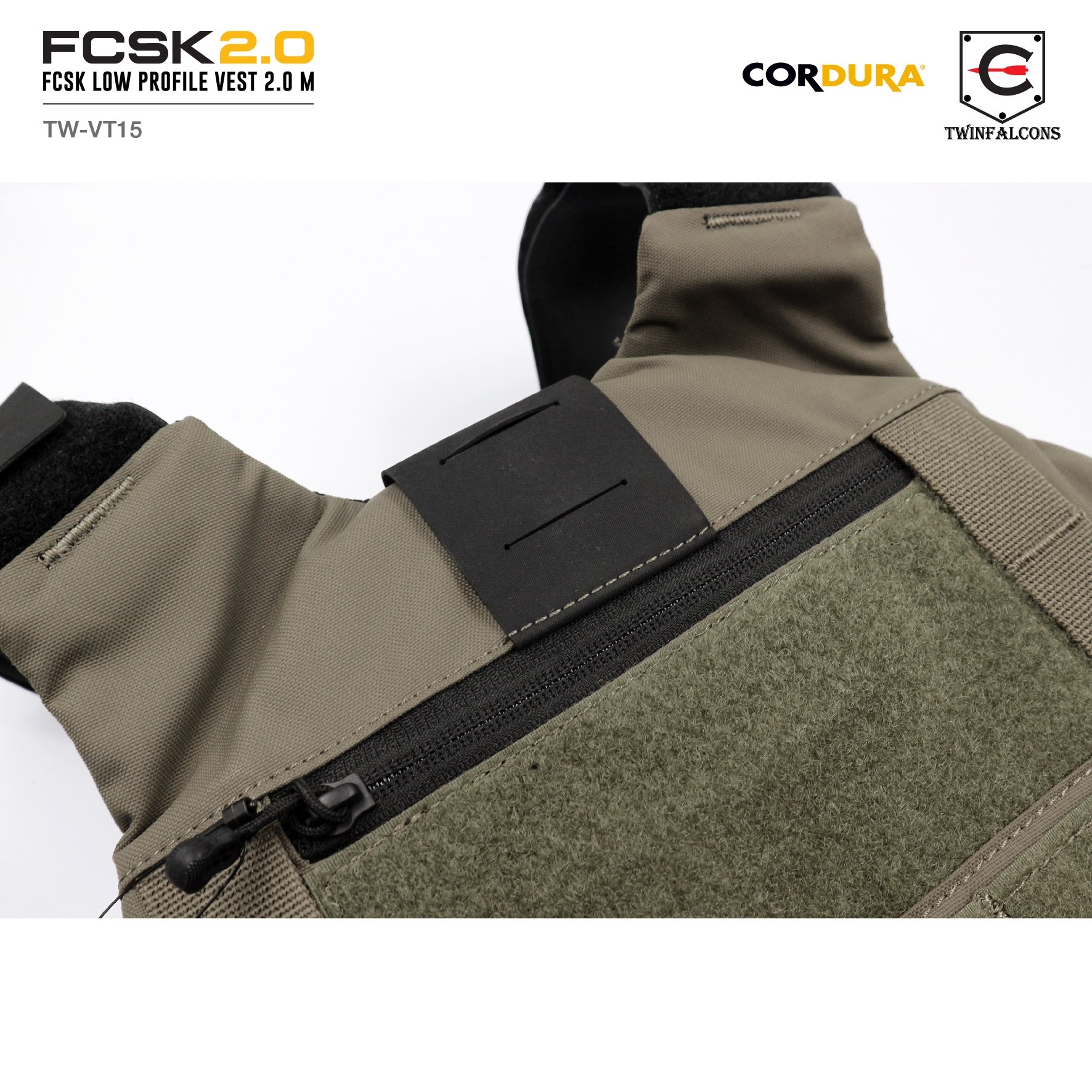 เสื้อเกราะ FCSK 2.0 Plate Carrier ( Twinfalcons ) [ TW-VT15 ] (K2600)