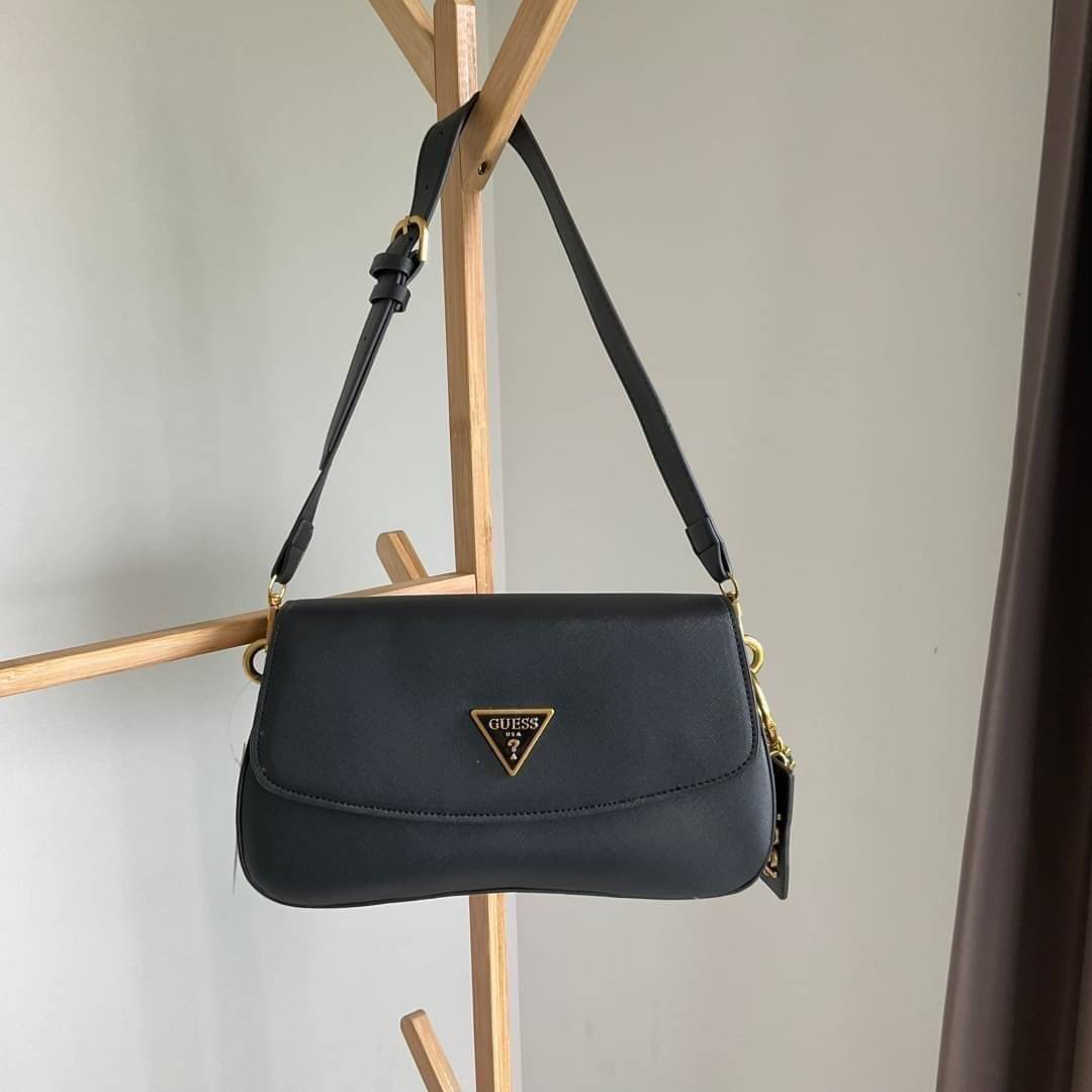 GUESS COLDELIA LOGO FLAP BAG (แอดไลน์ก่อนสั่งซื้อ)