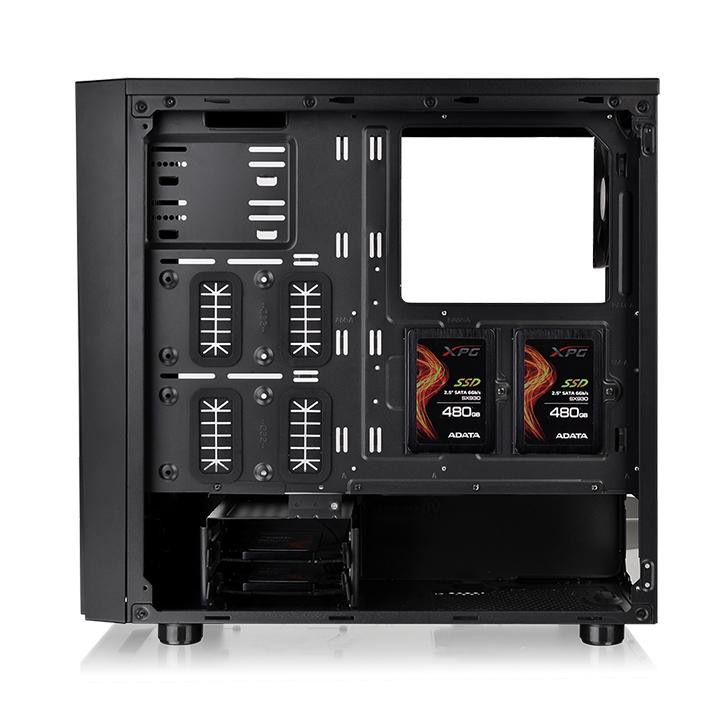 CASE THERMALTAKE VERSA J21 TEMPERED GLASS (BLACK) #เคสเกมมิ่ง