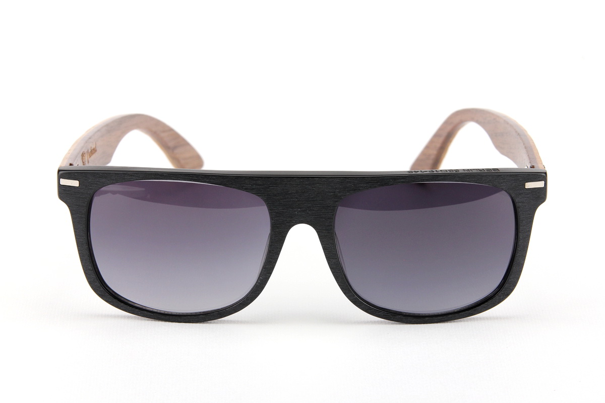 แว่นกันแดดขาไม้ Weekend Duet Collection Berlin Matte Black (Light)