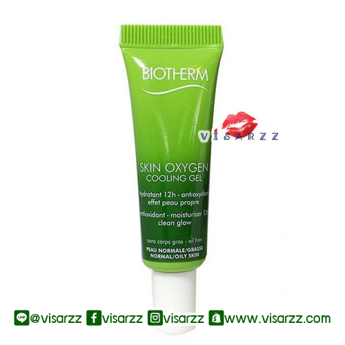 (Tester) Biotherm Skin Oxygen Cooling Gel 10mL มอยเจอไรเชอร์เนื้อครีมเจล ฟื้นบำรุงปราการปกป้องผิว เพิ่มความสดชื่น ช่วยให้ผิวนุ่ม คืนความกระจ่างใสให้ผิวดูโกลว์ตลอดวัน ไม่ทิ้งความมันวาวให้ผิวหลังใช้