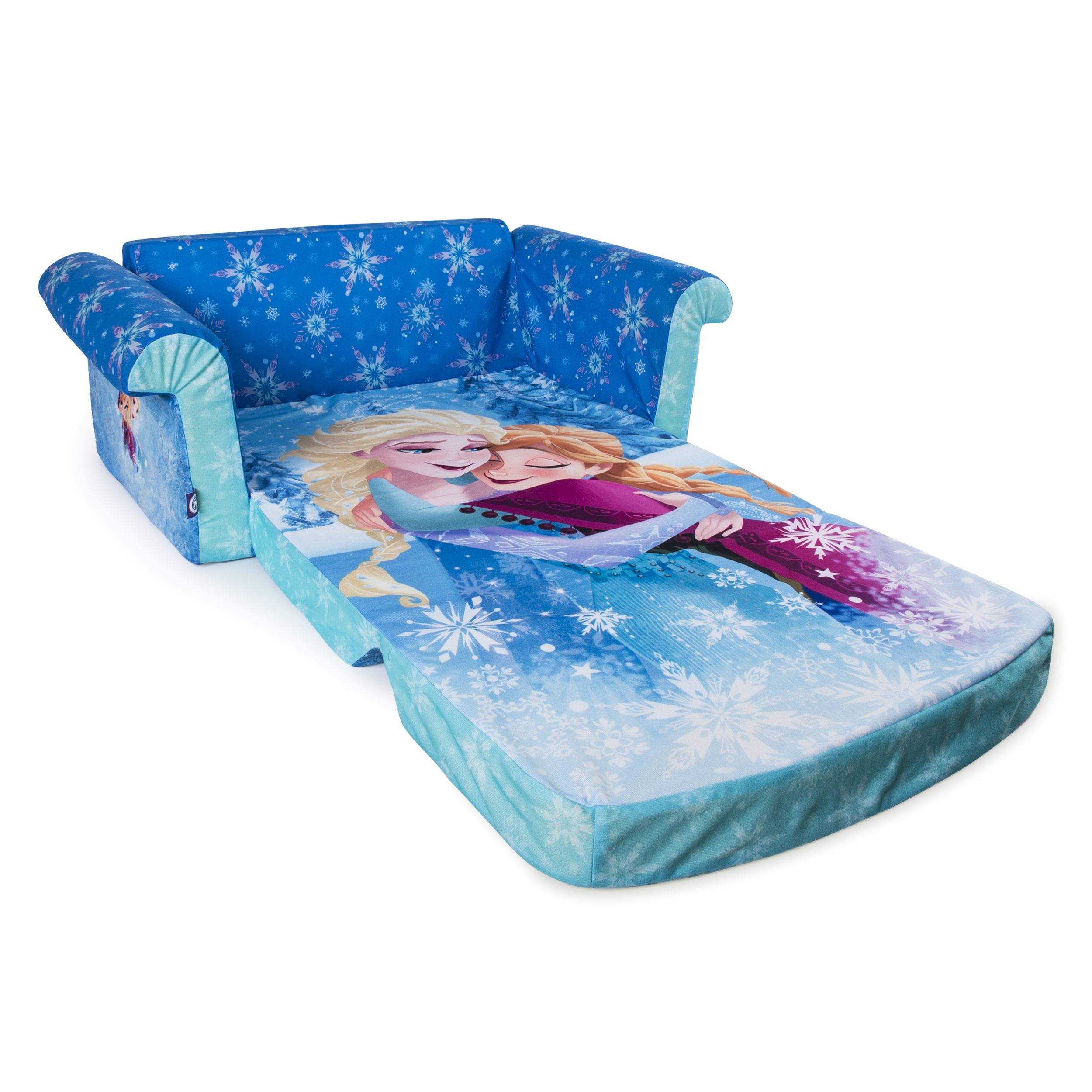 โซฟาเอนกประสงค์สำหรับเด็ก Marshmallow Furniture Children's 2-in-1 Flip Open Foam Sofa (Disney Frozen)