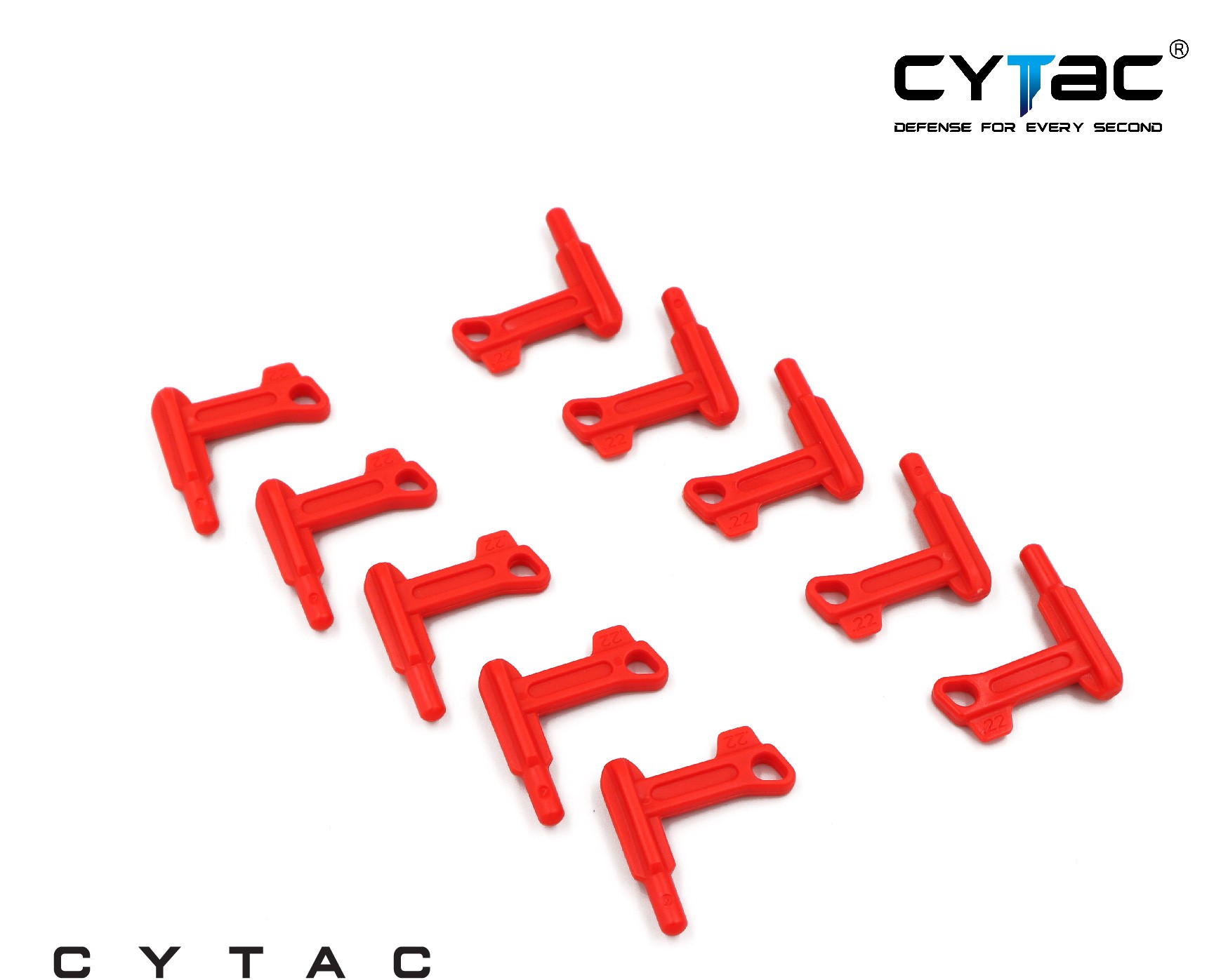 🇹🇭⫸ ตัวเซฟตี้รังเพลิง .22 Cal. / .22 LR / 5.56 mm (10 ตัว / ชุด)