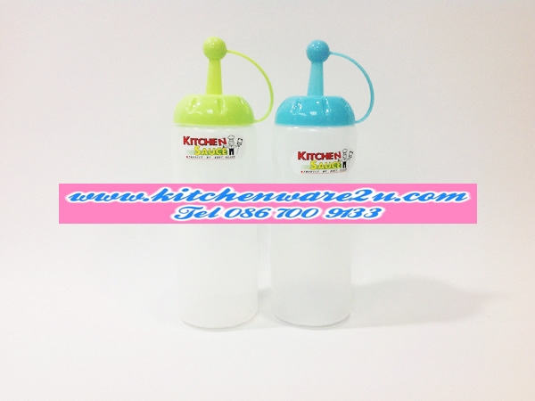 P07884 ขวดซ๊อสเล็ก สีขาว ถนัดมือ (ราคาส่งต่อ 1 โหล: 12 อัน)