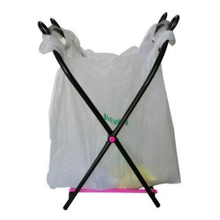 ขาแขวนถุงขยะพลาสติก ที่แขวนขยะแบบกางพับเก็บได้ ถังขยะพับได้ ถังขยะพกพา