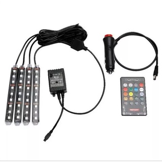 ไฟส่องเท้าติดรถยนต์ไฟRGBติดห้องโดยสารรถยนต์