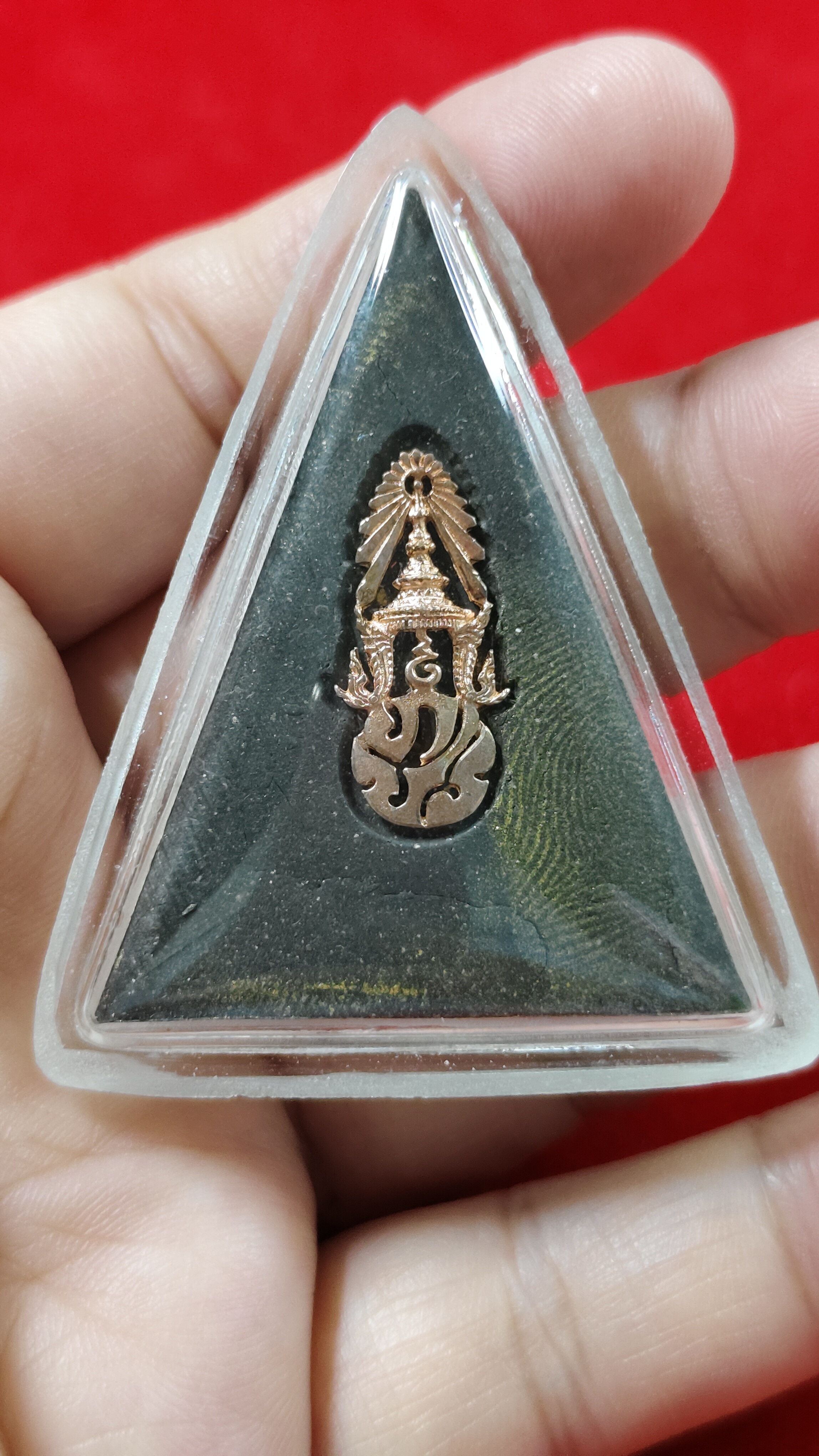 #พระพุทธชินราชเนื้อผงหลังภ.ป.ร.เนื้อทองแดง รหัสm-0074