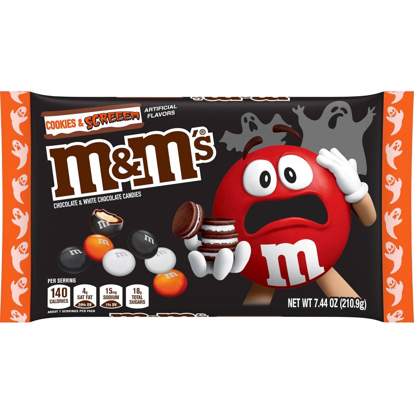 ขนมช็อกโกแลตฮาโลวีน M&M's Halloween Chocolate Candies - COOKIES & SCREEEM