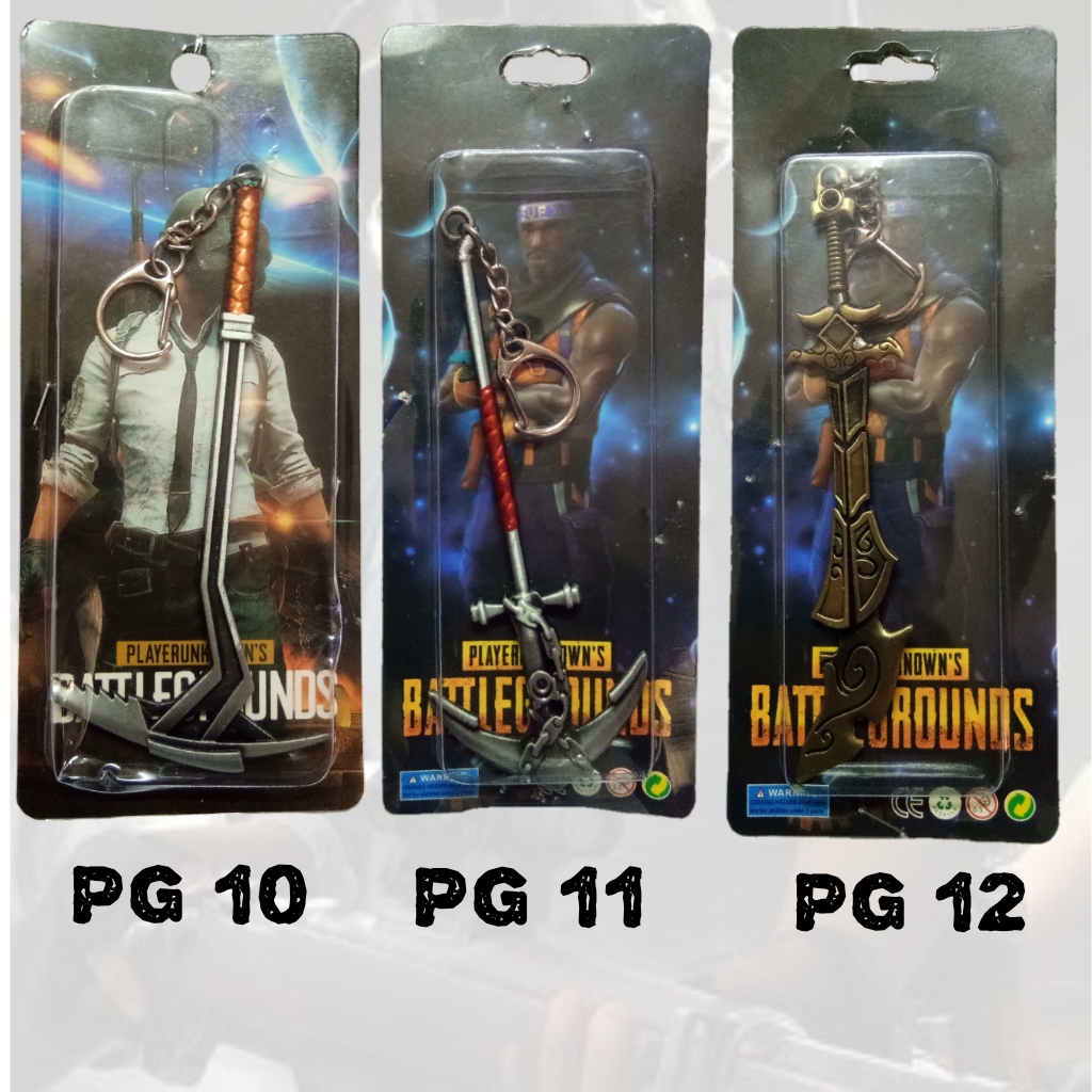 พวงกุญแจพับจี Pubg mobileงานโลหะสุดเท่ห์
