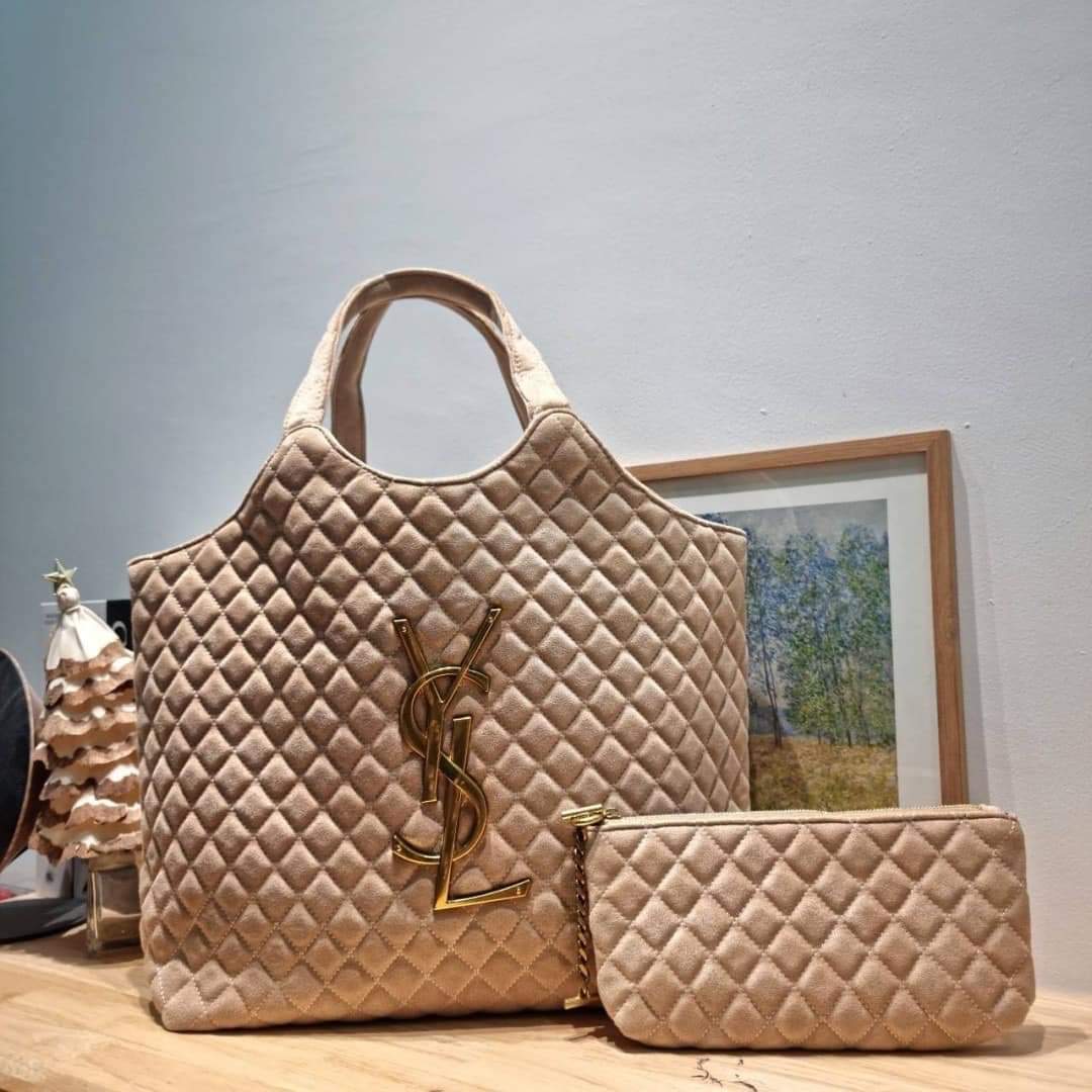 YSL tote bag with gwp (แอดไลน์ก่อนสั่งซื้อ)