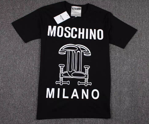 เสื้อยืด mos milano size s m l สีขาวและดำ