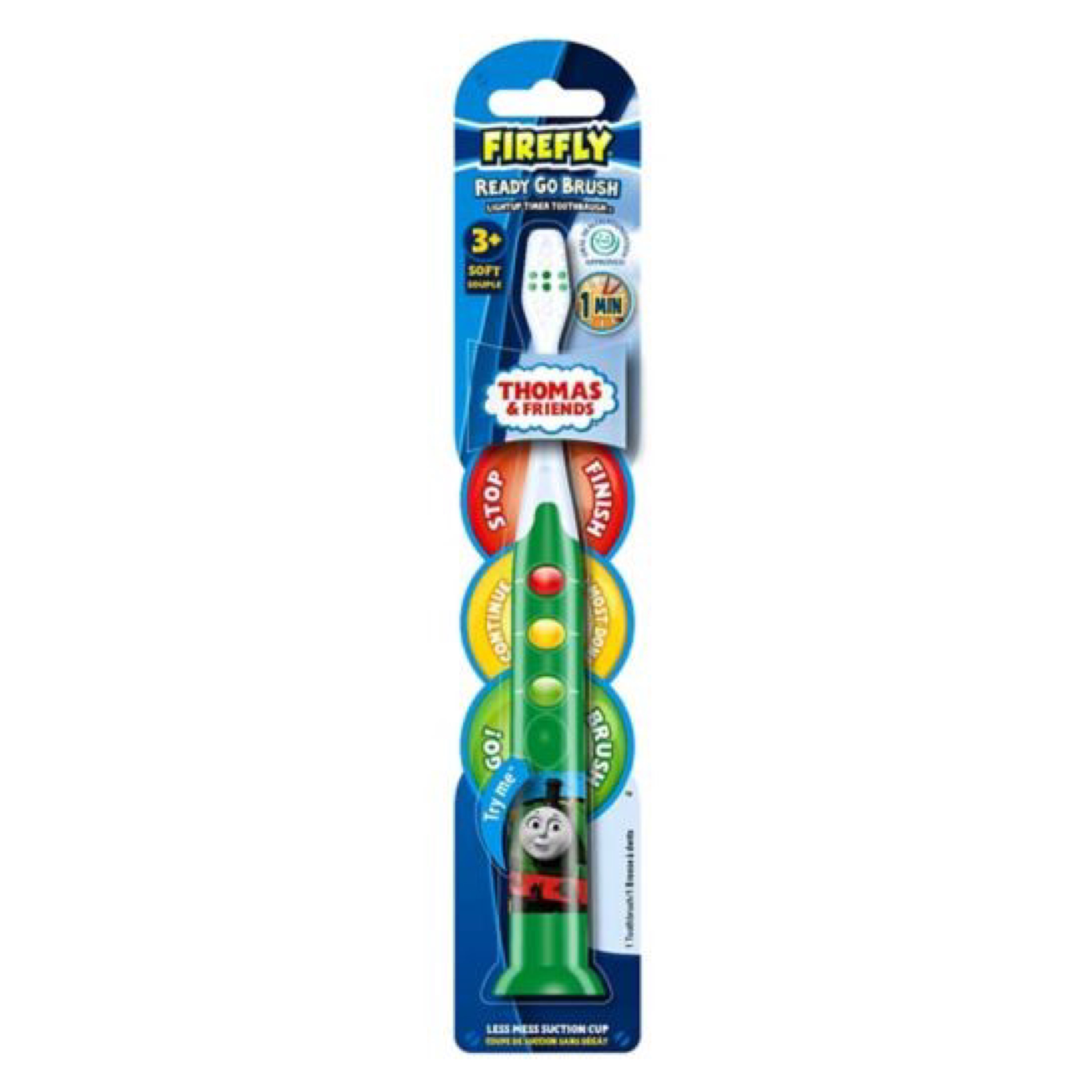 แปรงสีฟันพร้อมแสงไฟบอกเวลา FireFly Thomas & Friends READY GO BRUSH Lightup Timer Toothbrush