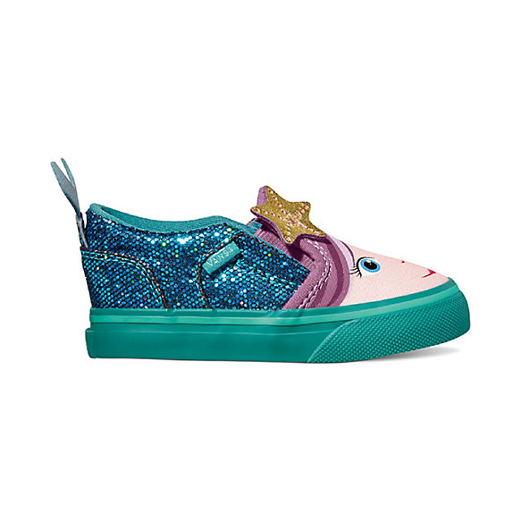 รองเท้าผ้าใบสำหรับเด็ก VANS Toddler Asher V Blossom/Latigo Bay