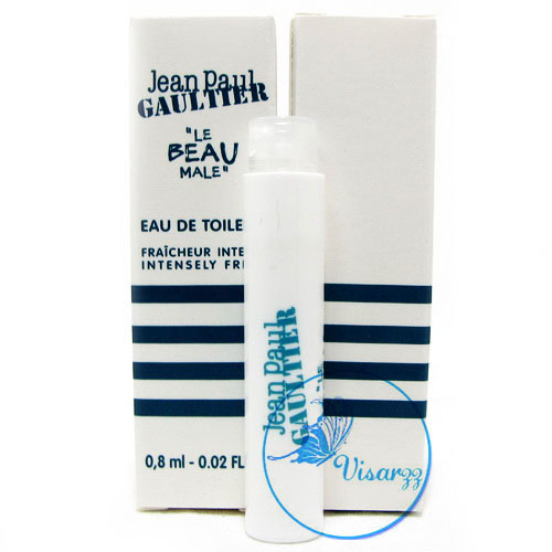 Jean Paul Gaultier Le Beau Male EDT 0.8 mL น้ำหอมแห่งความเย็นสดชื่นที่พลิกฟื้นความร้อนแรงแห่งบุรุษ จุดประกายความหลงใหลจนถอนใจไม่ขึ้น