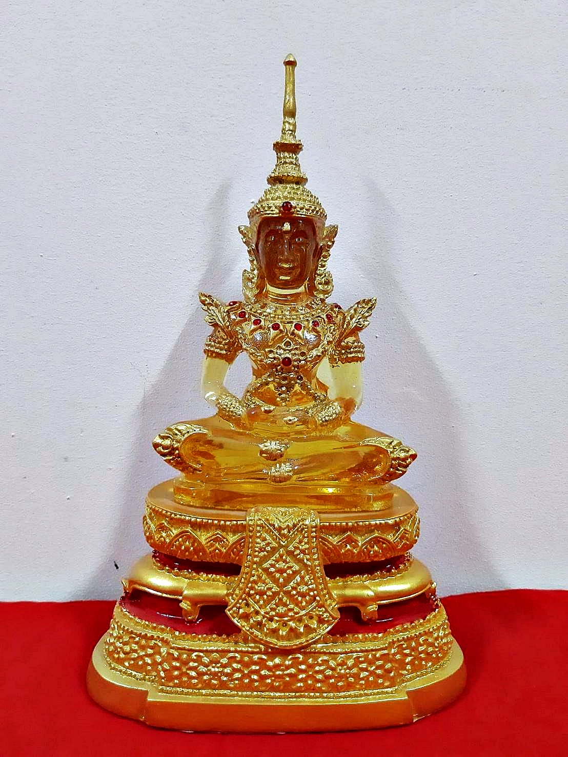 พระแก้วมรกต หน้าตัก5นิ้ว (ครบชุด8สี 8องค์) - (สีขาว สีแดง สีเหลือง สีชมพุ สีเขียว สีส้ม สีฟ้า สีม่วง)