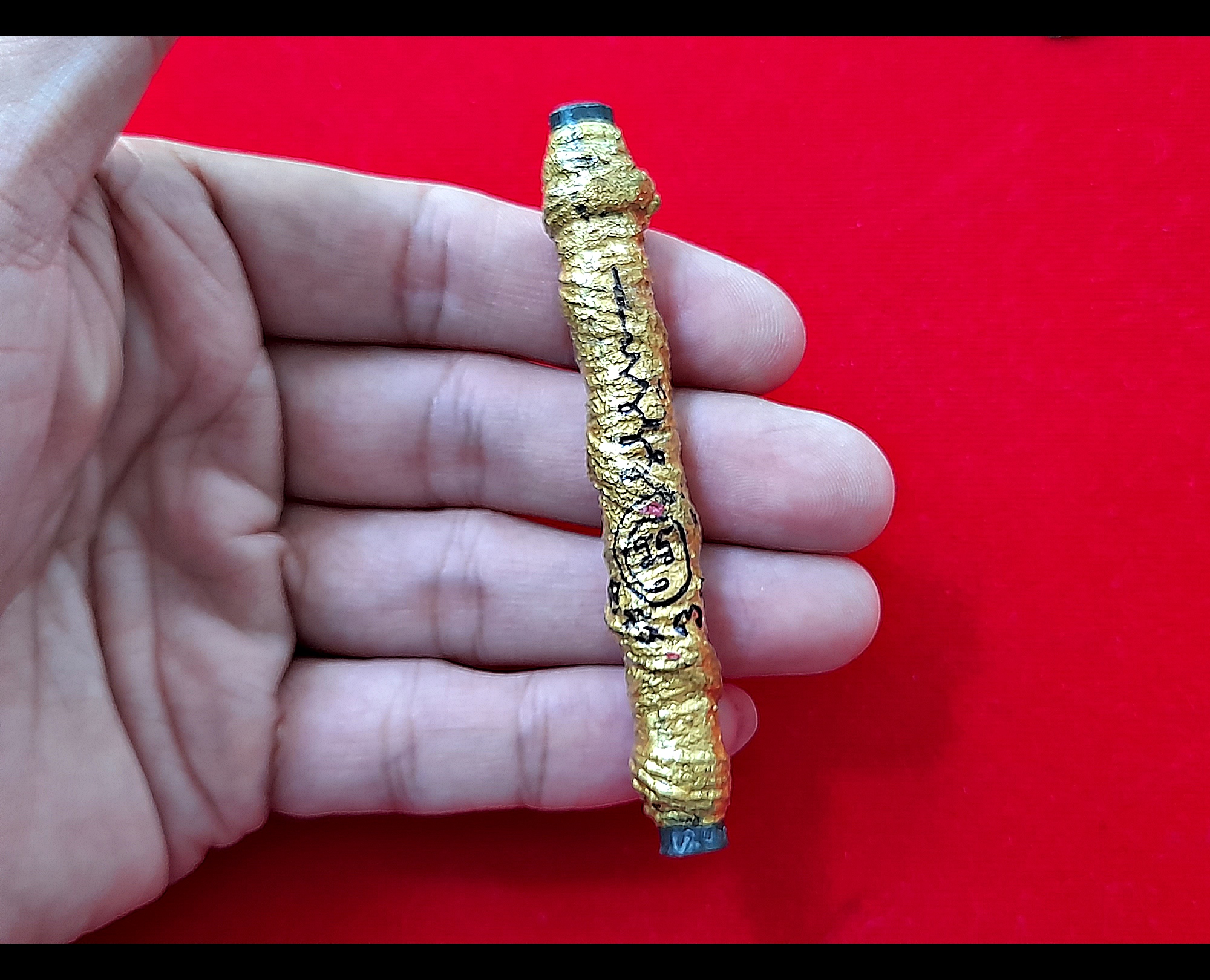 พระปิดตา (พิมพ์หลวงปู่ศุข วัดปากคลองมะข่ามเฒ่า) (หลัง ตอกโค็ดใบโพธิ์) เนื้อโลหะชนวน อุดบรรจุกริ่ง + ตะกรุด เนื้อชินตะกั่ว ถักเชือก ปี2553 #รับประกันแท้และทัน - ปลุกเสกโดย (หลวงปู่เก๋ วัดปากน้ำ / หลวงพ่อเพี้ยน วัดเกริ่นกฐิน / หลวงพ่อพูล วัดไผ่ล้อม / หลวงพ่