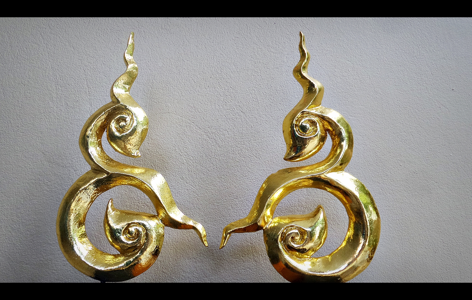 เลข 9 ไทยมหามงคล ในหลวง ร.9 โลหะปิดทองแท้ ตกแต่งประดับ (ขายปลีก ขายส่ง)