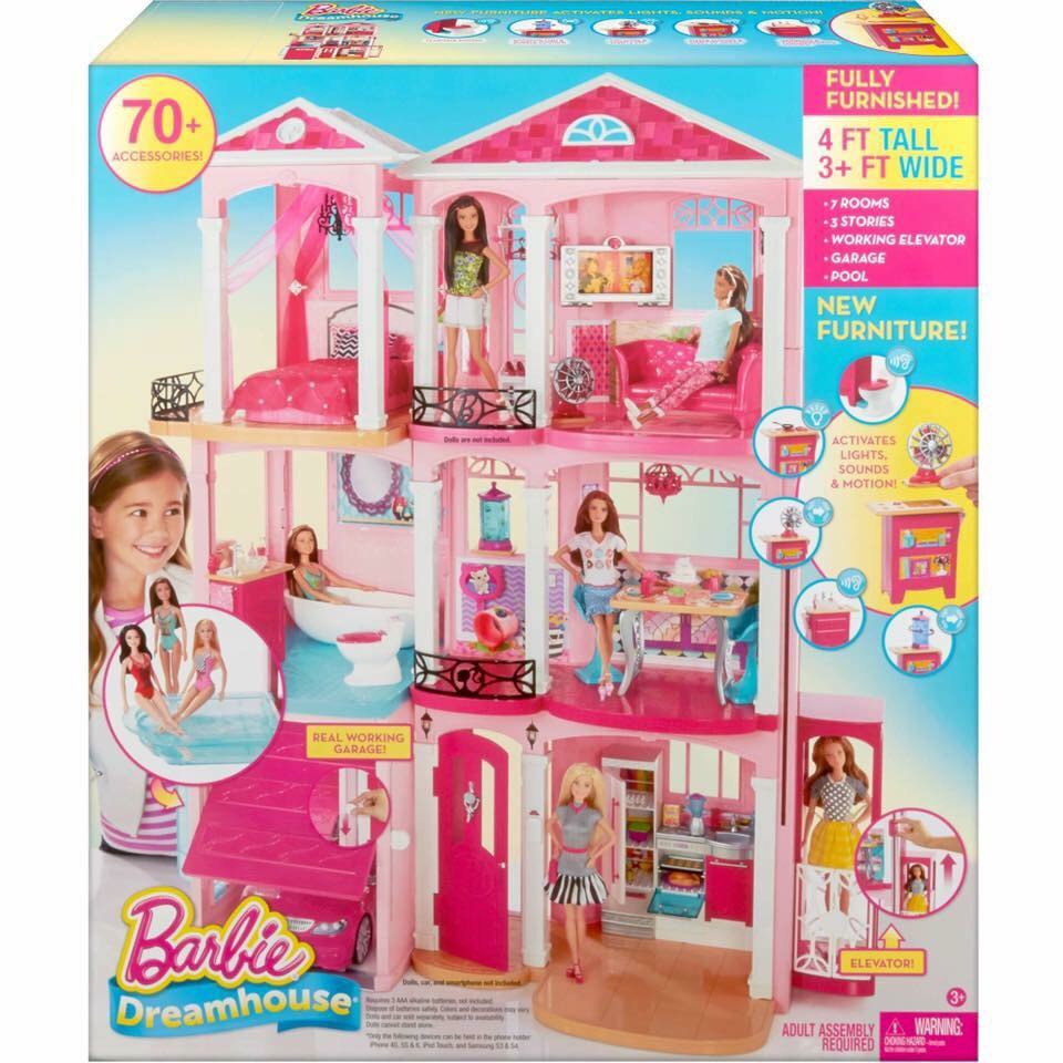 คฤหาสถ์ตุ๊กตาในฝันสำหรับสาวน้อย Barbie Barbie Dreamhouse