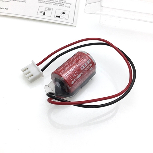 แบตเตอรี่ Maxell ER3 3.6V 1100MAH Horned PLC Lithium Battery Batteries สายขั้วสีขาว