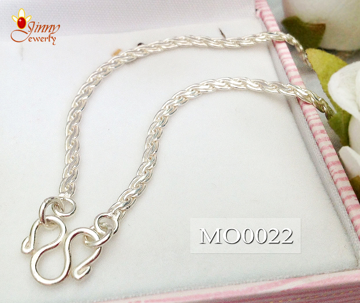 สร้อยเงินแท้ ลายถัก(งานไทย) ความหนา 2.0 มิล