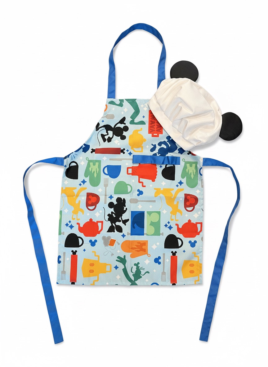 ชุดผ้ากันเปื้อนสำหรับเด็ก ShopDisney Mickey Mousewares Kids Apron & Chef's Hat