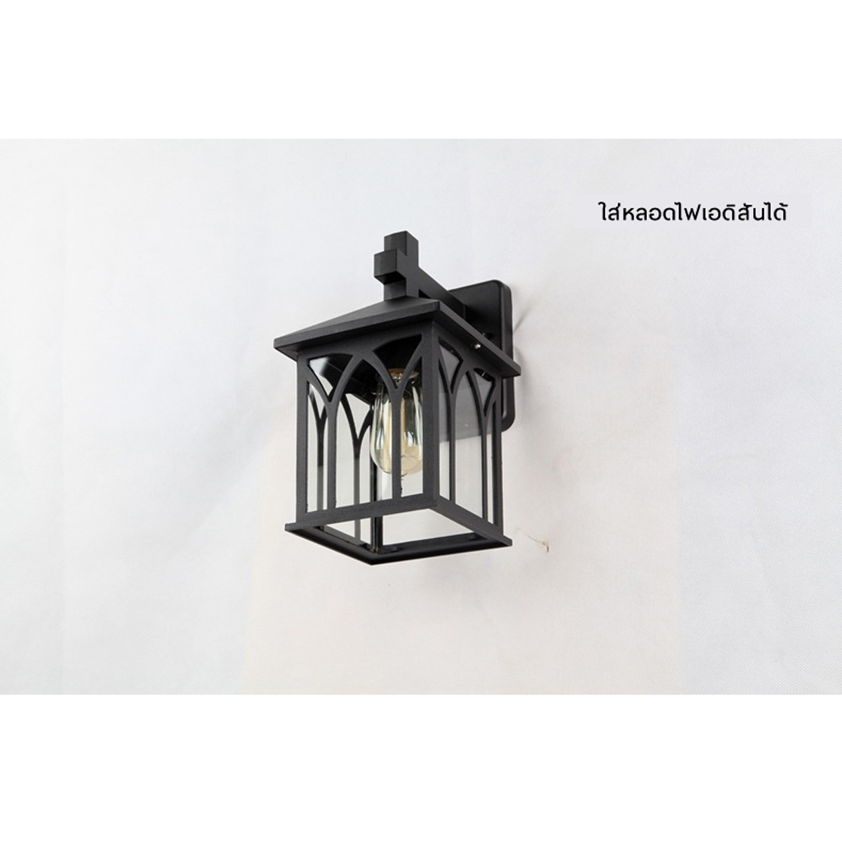 โคมไฟติดผนัง Continental สีดำ [ST-3608]