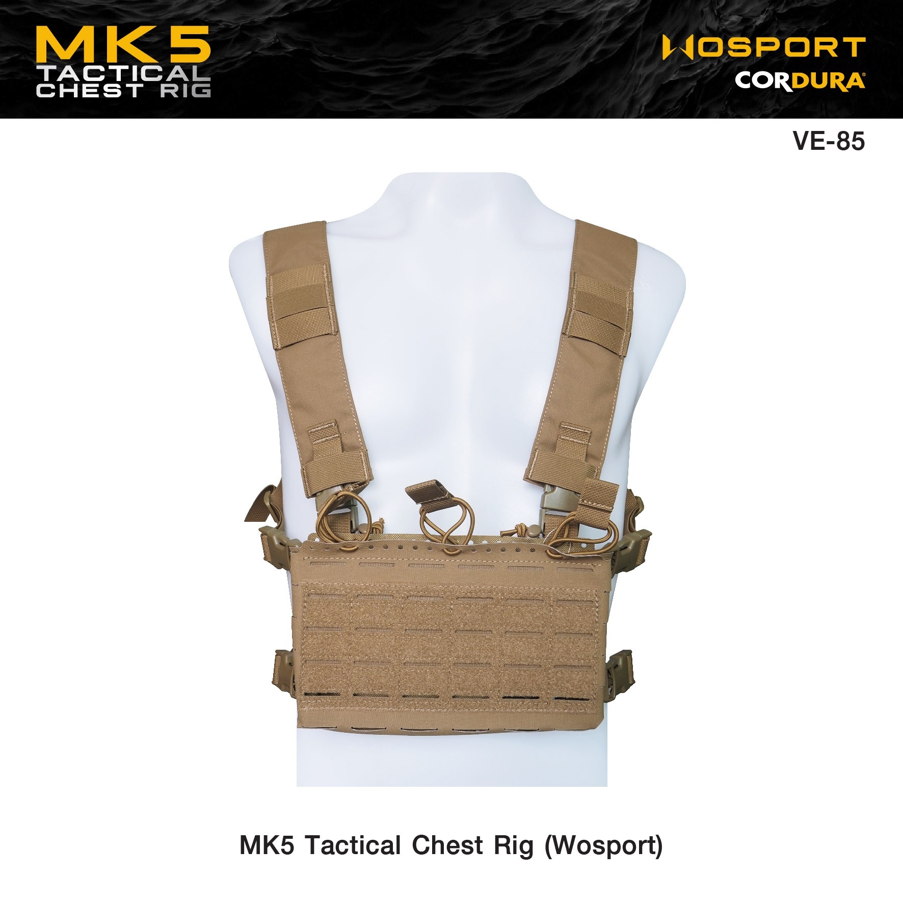 🇹🇭⫸ MK5 Tactical Chest Rig ( Wosport ) [ VE-85 ]
