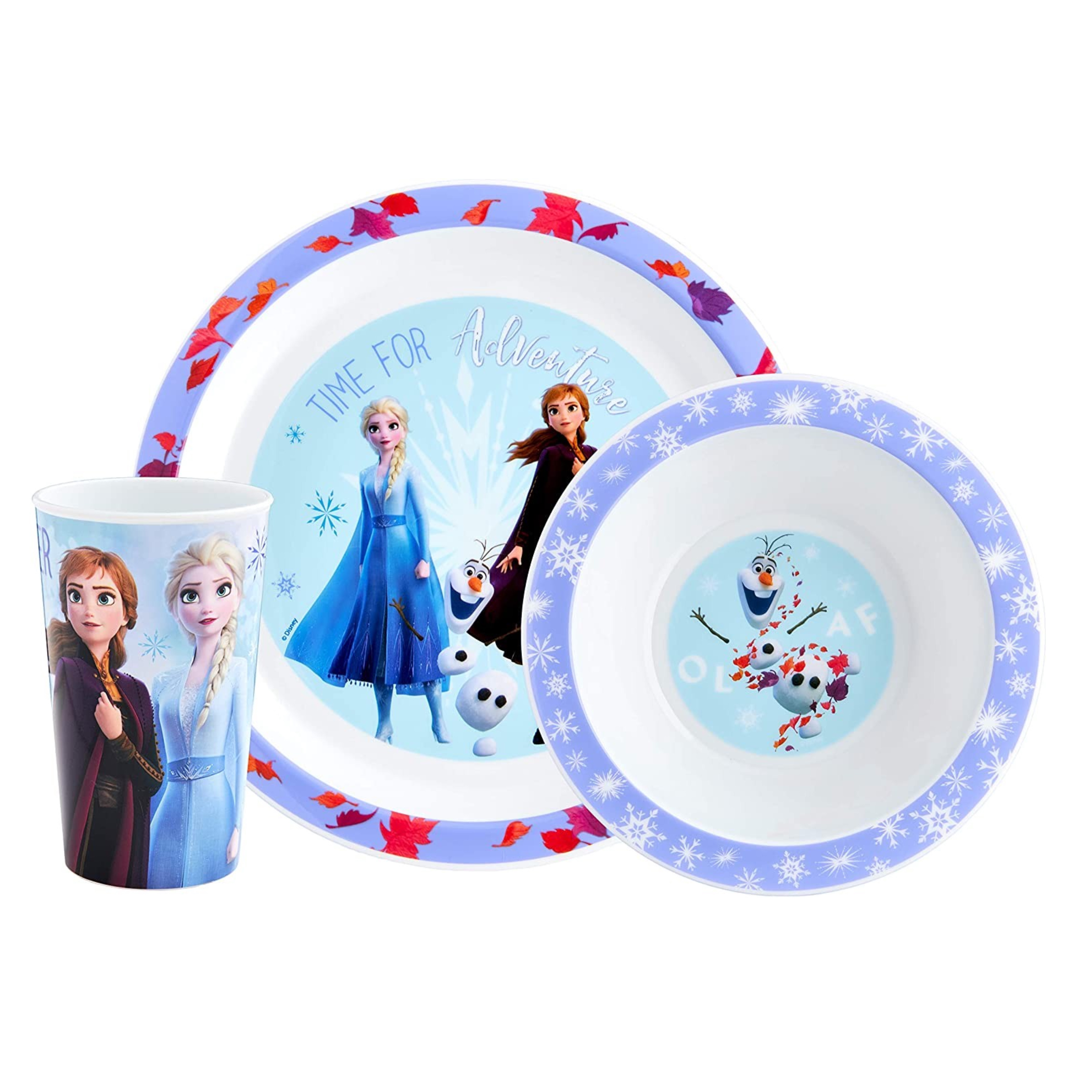 ชุดรับประทานอาหารสำหรับเด็ก DNC Disney Frozen 2 Tumbler, Bowl & Plate Set