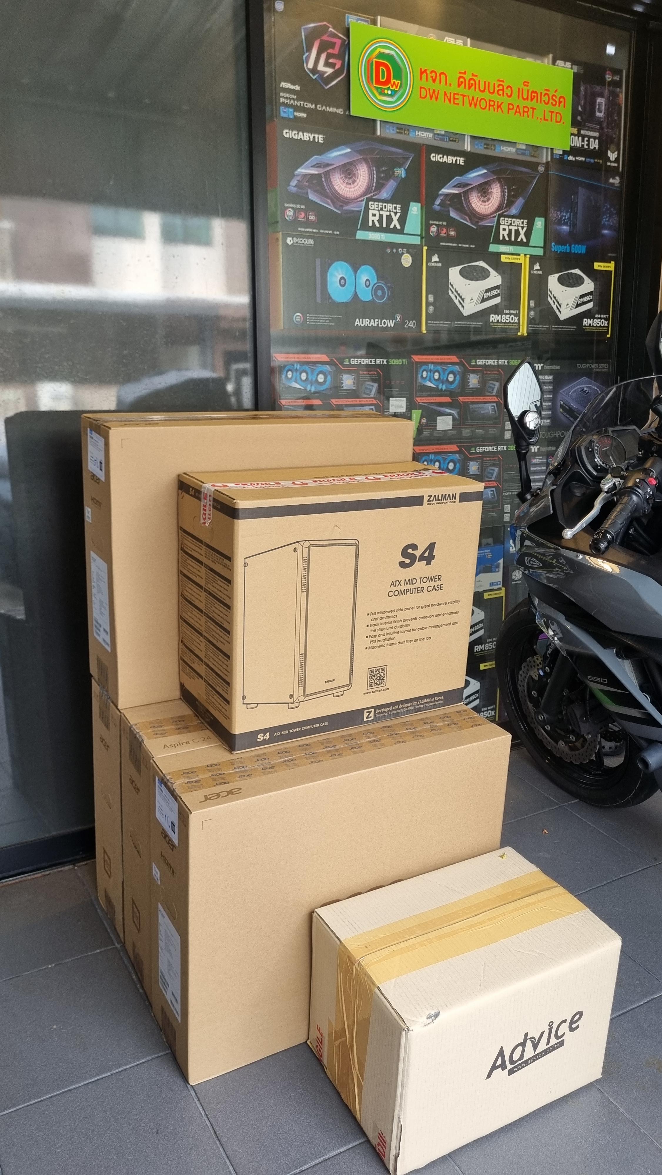 บริษัทย่านสรรพาวุธ บางนา สั่งซื้อคอมพิวเตอร์ใหม่ยกบริษัท 5 เครื่อง งบ 1แสนบาท