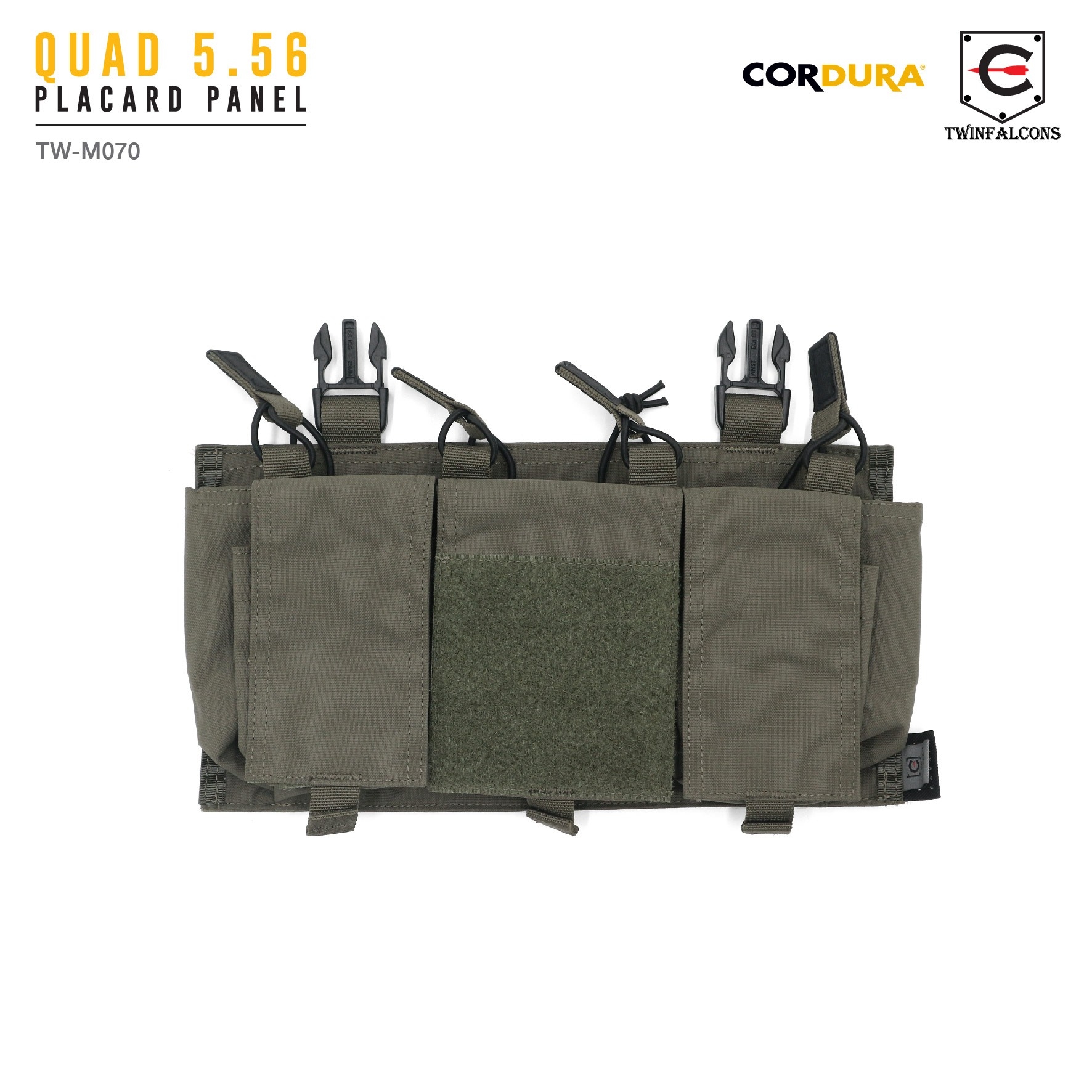 ซองแม็กกาซีน Quad 5.56 Placard Panel ( Twinfalcons ) [ TW-M070 ] (K1890)